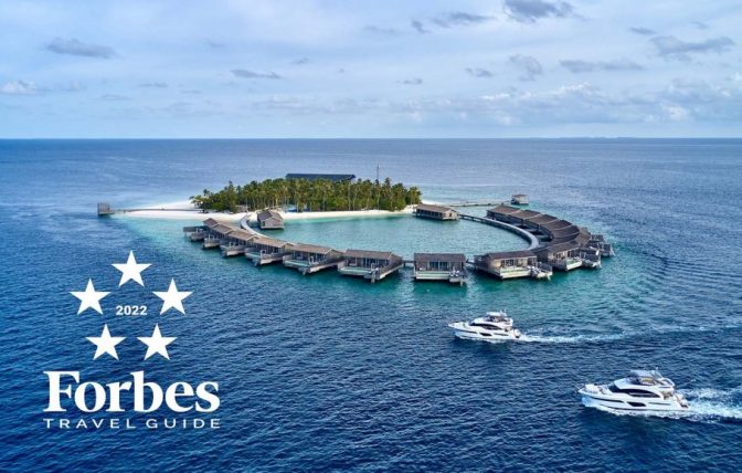 Travel Trade Maldives Kudadoo Maldives Awarded Prestigious Forbes 5