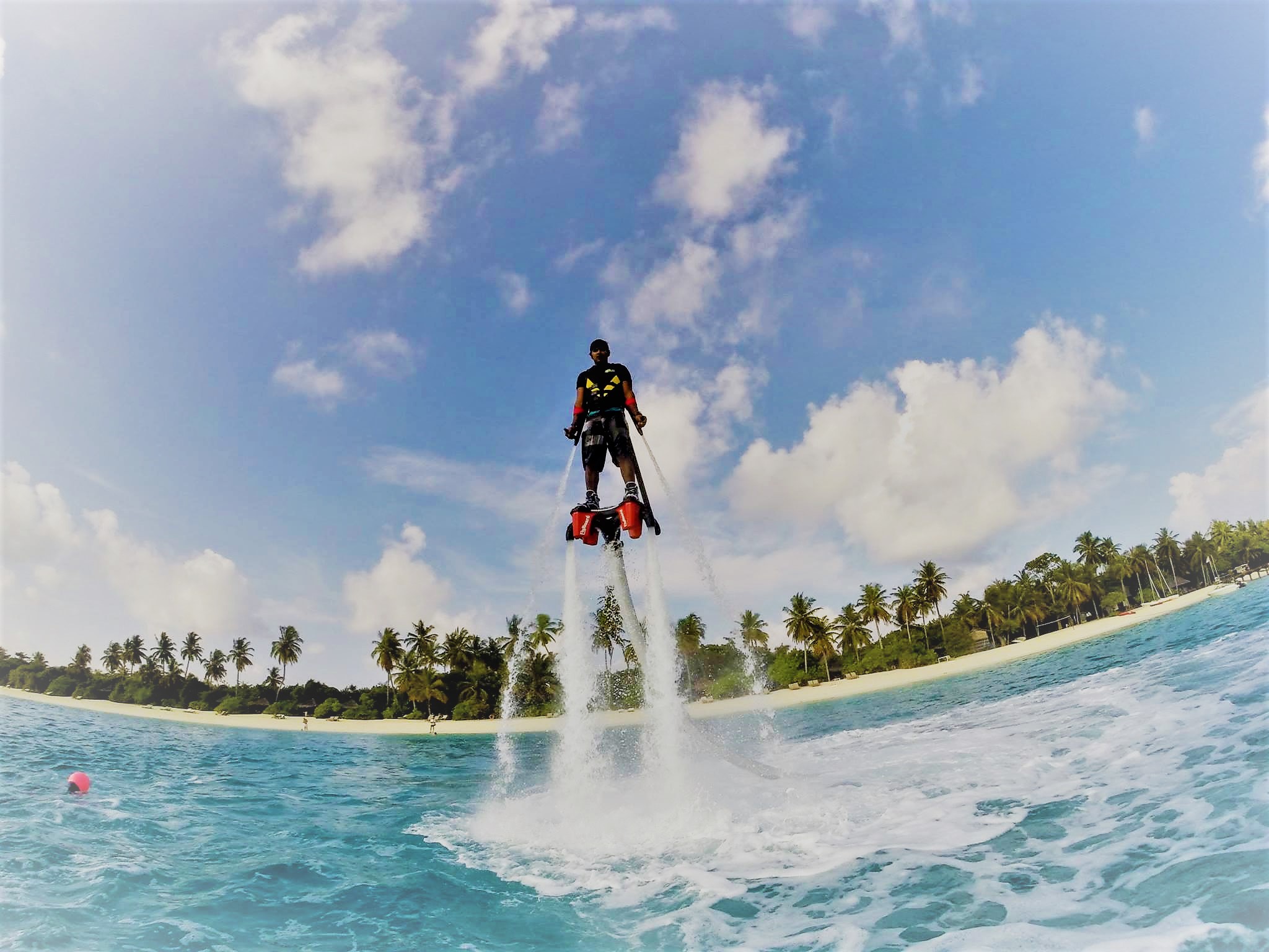 Flyboard пейзаж